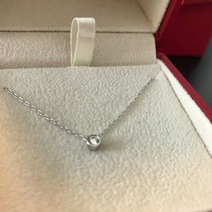 Sterling Silver Diamond Pendant - 1/10 Carat